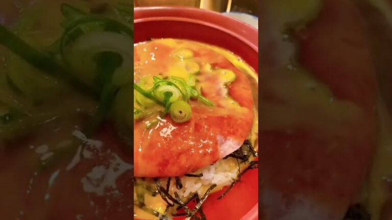 すき家966日目『まぐろユッケ丼　ご飯少なめ』 #shorts