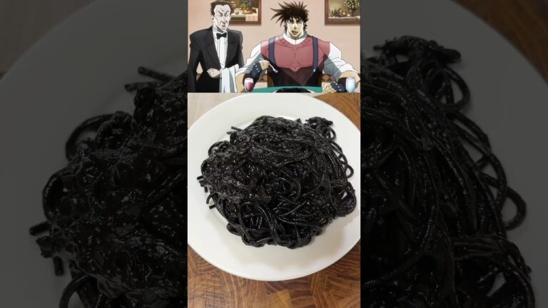 【ジョジョ】イカスミパスタを再現してみたら美味すぎた！