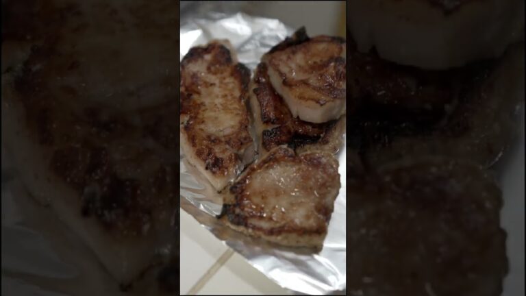 塩麹deポークソテー🥩新玉ねぎソース🔥