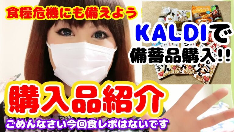 【食糧備蓄】KALDIとヤオコーで買ったもち子の購入品紹介/食レポ無しでサクサクご紹介します♡カルディってホント宝の山だよね♡食糧危機にも備えて大切な家族を守ろう♡【2倍速視聴がオススメ】