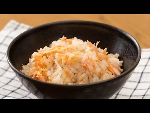 鮭と生姜の炊き込みごはん