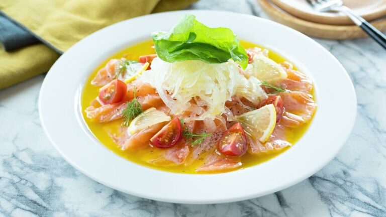 おもてなしやイベントにもおすすめ！ サーモンカルパッチョ