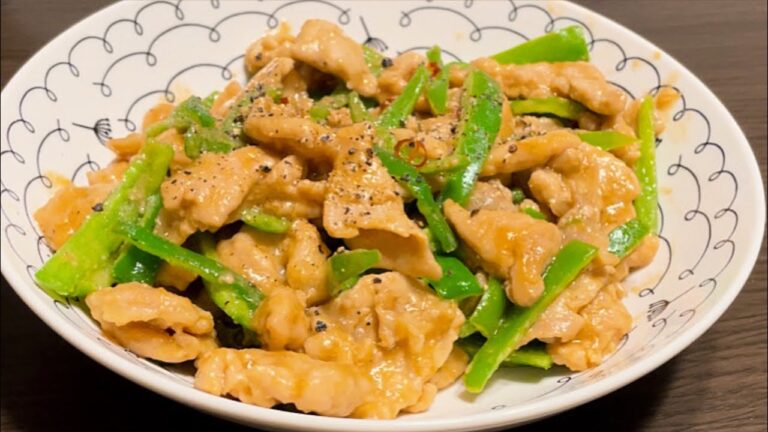 豚肉とピーマンの味噌炒め！美味しい！【簡単レシピ】