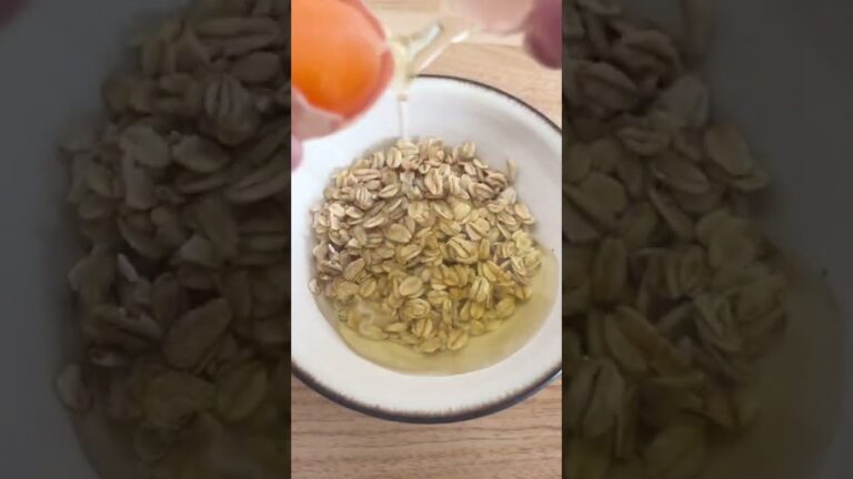 1食285kcal! 卵かけ納豆オートミールの作り方‼︎