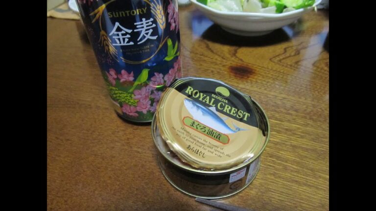 【自部屋シリーズ】 ツナ缶で乾杯です(^-^)