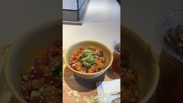 ポキ丼食べてみた#渋谷#宮下パーク#マグロマーケット