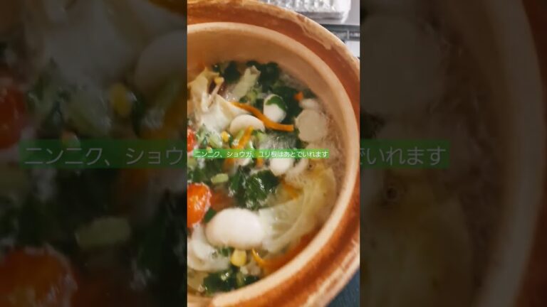 自家製冷凍野菜スープ