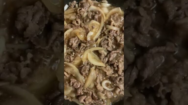 #shorts #牛丼　牛こま切れ
