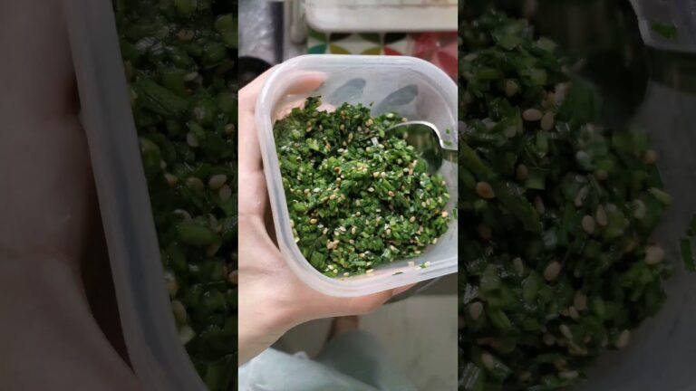 【自炊3年目の40秒料理日記】おいしいニラのごま油漬けであったかそうめん食べた記録('∇')【一人暮らしvlog】#Shorts