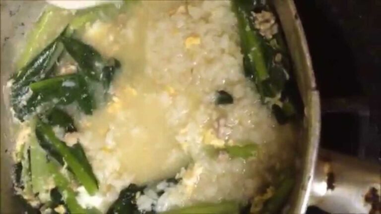 「青菜雑炊」作り方・まかない道場