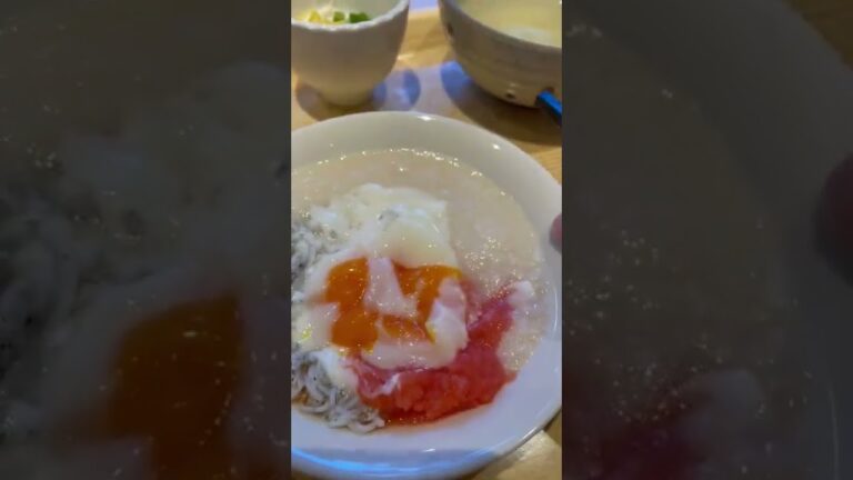 長芋温泉卵明太子しらすご飯