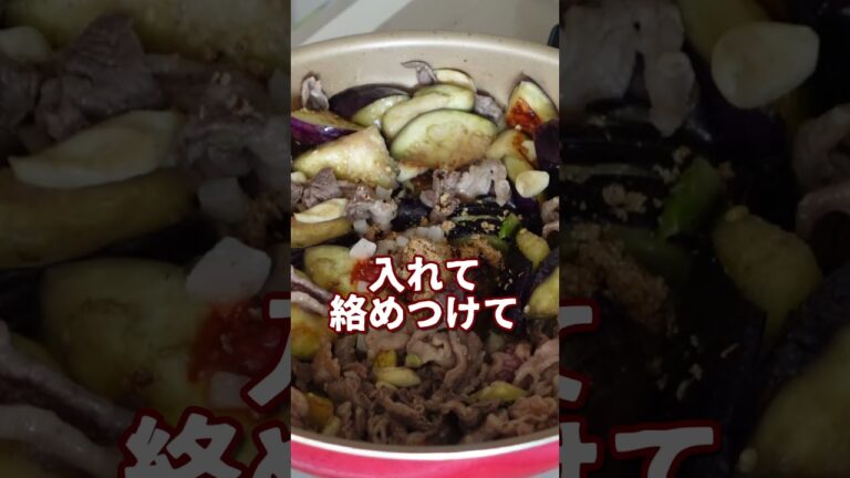 夏バテ解消！？茄子と牛肉のピリ辛スタミナ炒め【#やすまるだし】