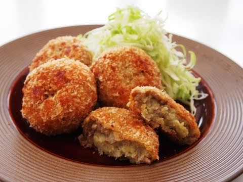 Satsumaimo(Sweet potato) Croquette recipe さつまいもコロッケのレシピ・作り方