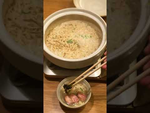 【簡単料理レシピ】鍋の素シリーズ 『とんこつしょうゆ鍋』#shorts