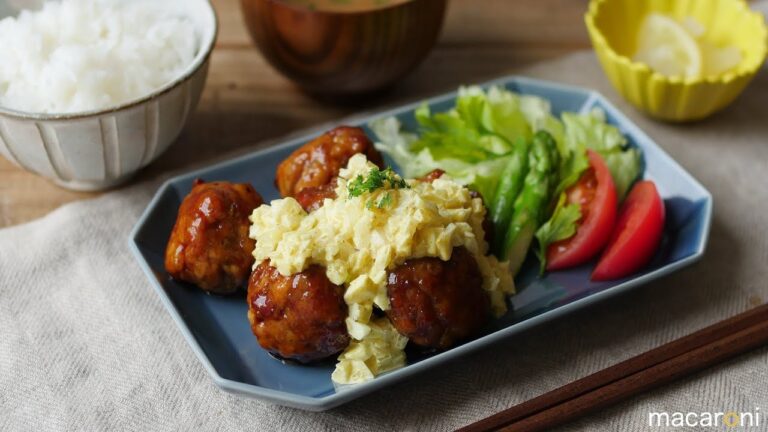 甘辛じゅわん！ 豚こま ボール 南蛮の カレー タルタル ソース のレシピ 作り方