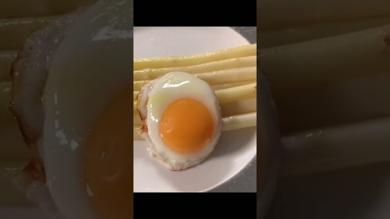 【ホワイトアスパラガス】ビスマルク風#white asparagus#shorts