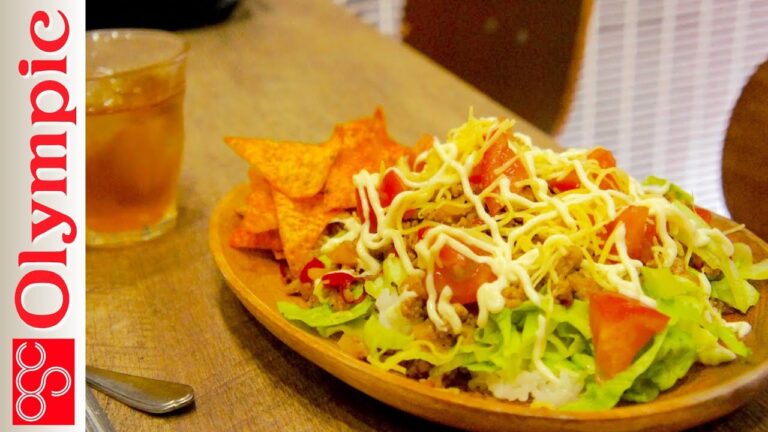 オリンピックの超簡単レシピ　ワンプレート タコライス