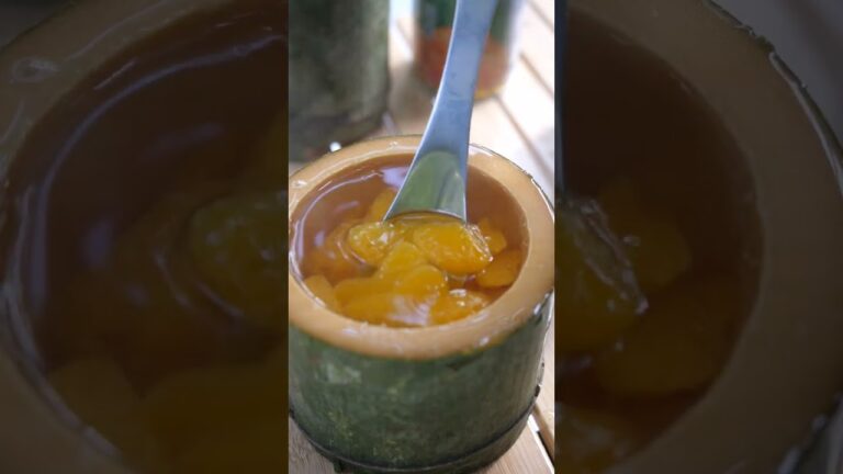 竹でみかんゼリーが作れるらしい