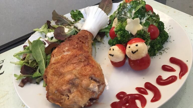 【メリクリ☆】フライドチキン　ツリーポテトサラダ【メリクリ☆】