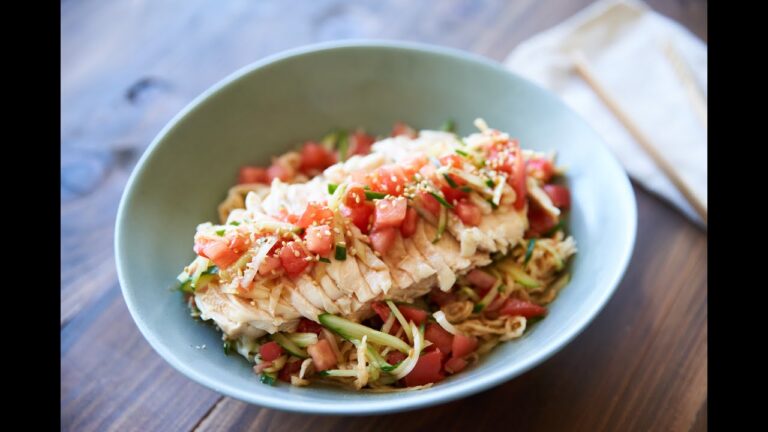 火を使わない！【切り干し大根と蒸し鶏のおかずサラダ】