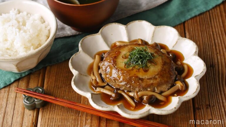 シャキシャキ食感！れんこんハンバーグ