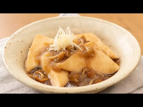 はんぺんとなめこのみぞれ煮