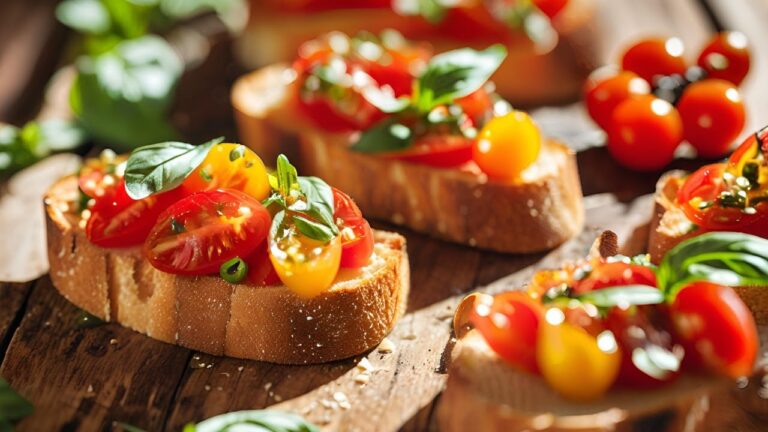 Irresistibly Fresh Bruschetta Recipe with Cherry Tomatoes