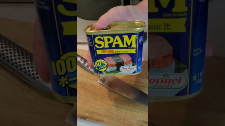 【おつまみ3品】SNSでバズってたスパムフライを作ってみたら美味かった🎵