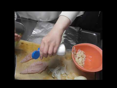 ささみのホイル焼き