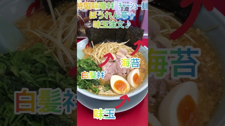 【ラーメン山岡家】大好きな特製味噌を豪華トッピングで堪能♪✨【岐阜 ラーメン】