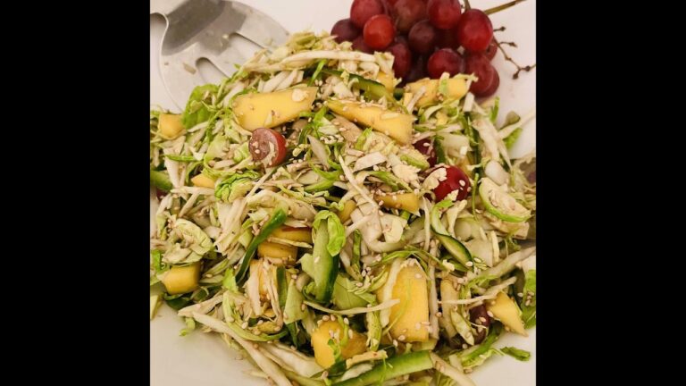 S5 E18: Brussels Sprout Slaw with Sesame Vinaigrette