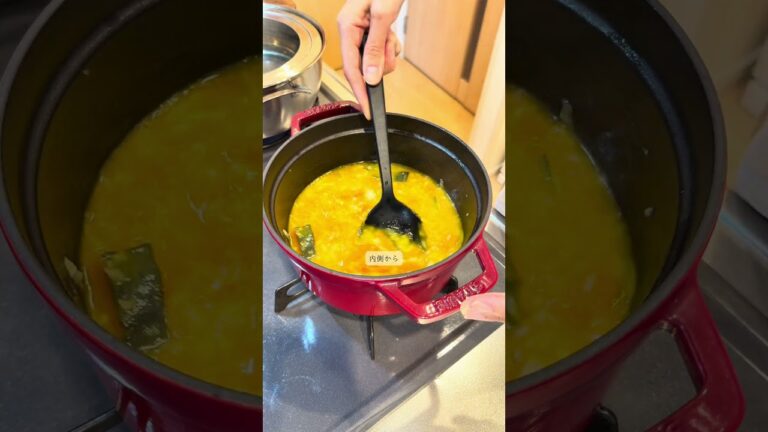 【秋限定♪美肌&腸活！濃厚かぼちゃスープ】#halloween #shorts  #健康的なレシピ