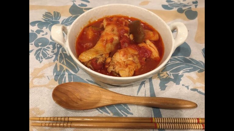 ４Ｘチキン　手羽元とトマトの甘酢煮