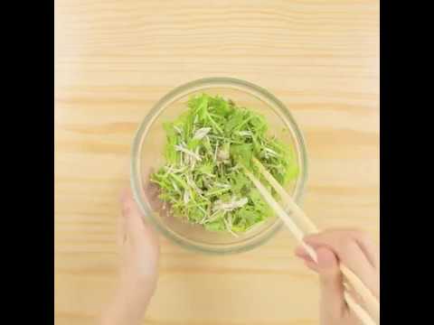夏の暑い時にさわやかに！ ささみと水菜の梅ごま和え ｜ moguna[モグナ]