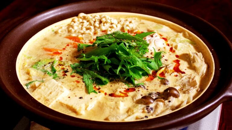 How to make Sesami soy milk hot pot【鍋レシピ】ごま豆乳鍋を豚しゃぶと鶏肉を具材にして味噌だしで作ってみたの巻