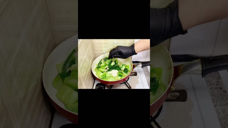 【お家で本格中華】『青梗菜の炒め』 #簡単 #家庭料理 #簡単料理 #本格 #中華料理 #shorts #food #cooking