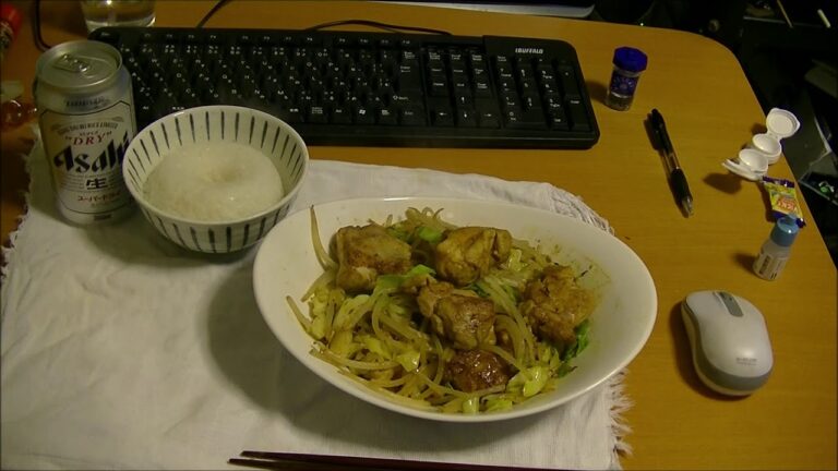 鶏肉のカレー粉炒め。