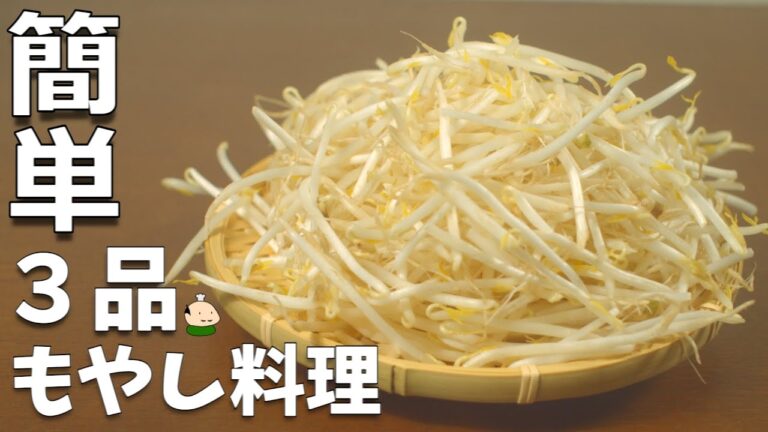 【もやし レシピ】簡単 美味しい もやし料理 3品