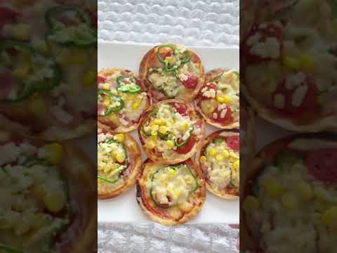 餃子の皮ピザ｜dumpling skin pizza #shorts