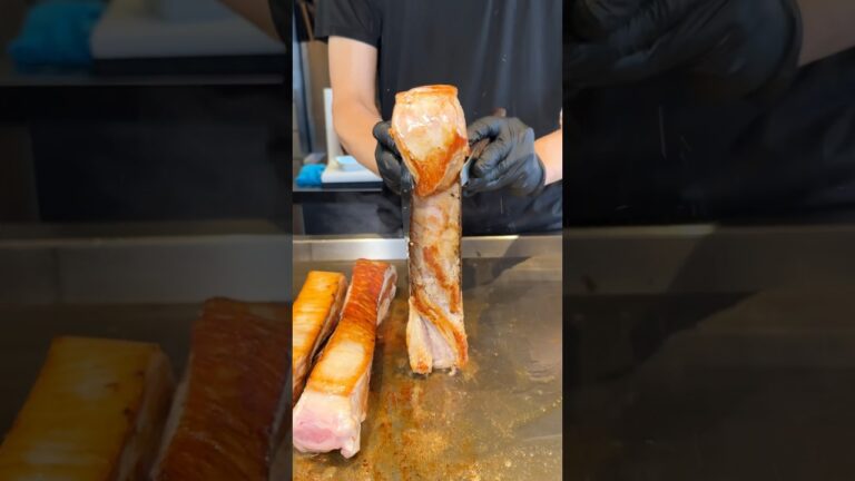 1000万再生バズった角煮をじっくり煮込んだとんぺい焼き#たもグルメ #japanesefood