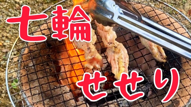 【鶏の美味しい部位ランキング第１位！(※私調べ)】七輪でせせりを焼きました【七輪女子】