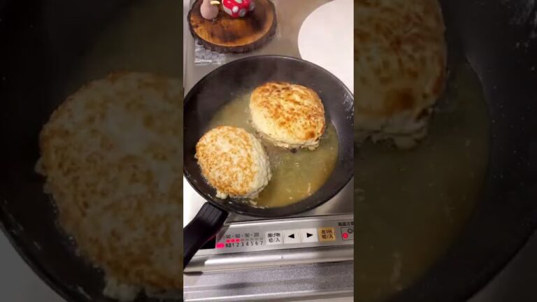 Tofu Humburger steak だれウマさんの「やせハンバーグ」作ってみた#shorts @だれウマ料理研究家