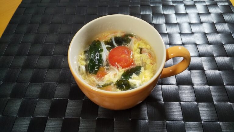 カニカマ入り酸辣湯 2021.8.11放送