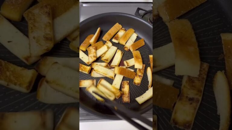 【もう余らせない】パンの耳で甘いおやつを作ってみた😋