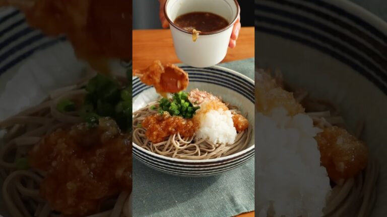 あなたの地元はどんな蕎麦？色んな地域の「年越し蕎麦」【おうちごはんの1分レシピ動画】ご当地｜年越しそば｜Japanese food｜soba｜#shorts