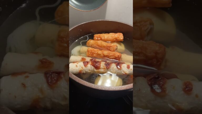 おでんの素で🍢を作ってみた❣️ #food #おでんくん　#shorts