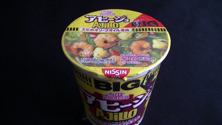 NISSN COP NOODLE BIG　AJILLO 日清　カップヌードルBIG　アヒージョ　エビのオリーブオイル煮風