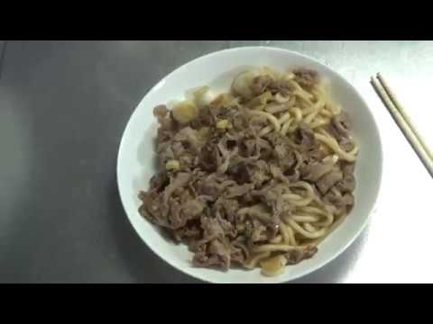 【料理初心者】すき焼き風うどん