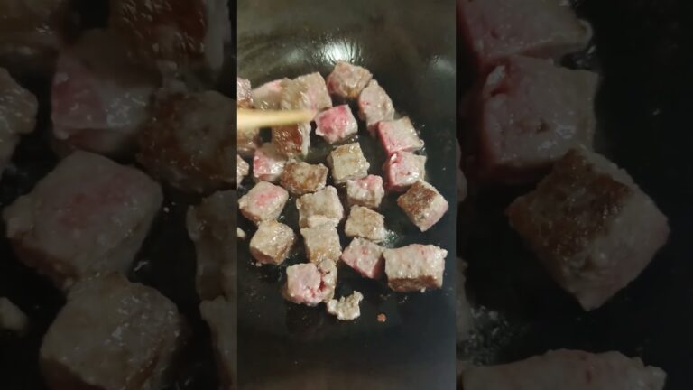 温玉サイコロステーキ丼作ったら美味すぎた#shorts