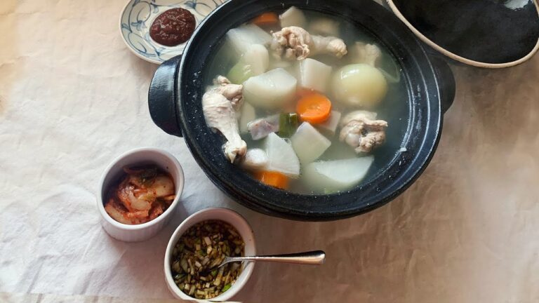 骨付き鶏の韓国風水炊き🐓【栗原はるみレシピ】